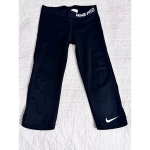 Nike Pro Girl Leggings capris size large